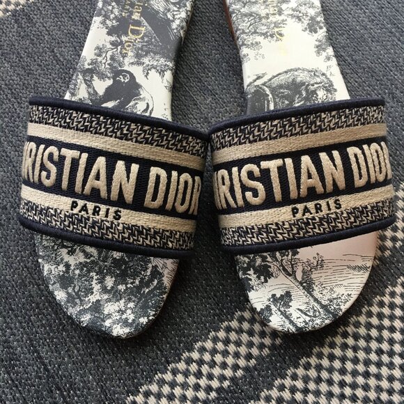 Dior Black and White Sandals - Picture 2 of 5